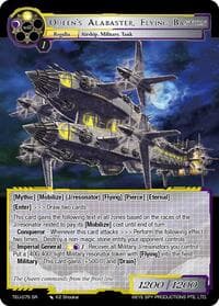 Queen's Alabaster, Flying Bastion - Timeless Eclipse of the Underworld - Force of Will card