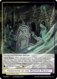 Gravestone of the  Haunted Palace - Timeless Eclipse of the Underworld - Force of Will card