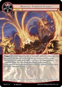 Dancing Crimson Flames - Timeless Eclipse of the Underworld - Force of Will card
