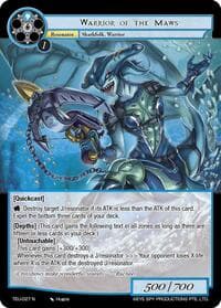 Warrior of the Maws - Timeless Eclipse of the Underworld - Force of Will card