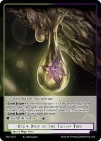 Resin Drop of the Fallen Tree - Timeless Eclipse of the Underworld - Force of Will card