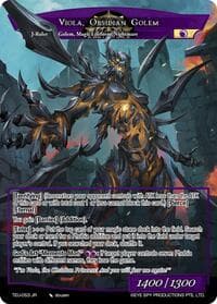 Vengeful Soul of the Palace Dungeons // Viola, Obsidian Golem - Timeless Eclipse of the Underworld - Force of Will card