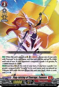 Flag-raising of Courage, Fanvare (Foil) - DZ-SS04: Special Series Stardust Blade - Cardfight Vanguard card