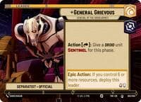 General Grievous - General of the Droid Armies (Hyperspace) - Prerelease Promos - Star Wars: Unlimited card