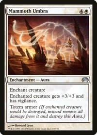 Mammoth Umbra - Planechase 2012 - Magic: The Gathering card