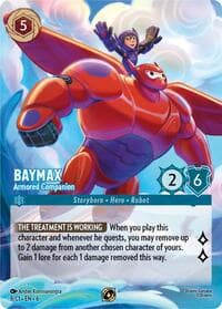 Baymax - Armored Companion - Disney Lorcana Promo Cards - Disney Lorcana card