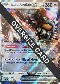 Bloodmoon Ursaluna ex - 177 - Jumbo Cards - Pokemon card