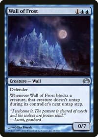 Wall of Frost - Planechase 2012 - Magic: The Gathering card