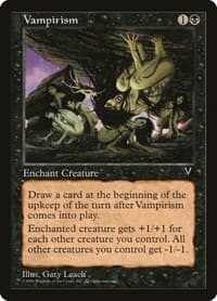 Vampirism - Visions - Magic: The Gathering card