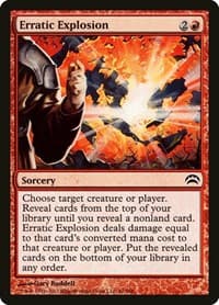 Erratic Explosion - Planechase 2012 - Magic: The Gathering card