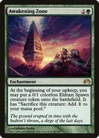 Awakening Zone - Planechase 2012 - Magic: The Gathering card
