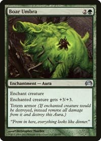 Boar Umbra - Planechase 2012 - Magic: The Gathering card