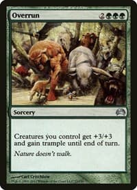 Overrun - Planechase 2012 - Magic: The Gathering card