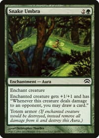 Snake Umbra - Planechase 2012 - Magic: The Gathering card