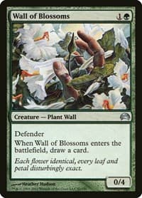 Wall of Blossoms - Planechase 2012 - Magic: The Gathering card