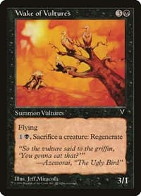 Wake of Vultures - Visions - Magic: The Gathering card