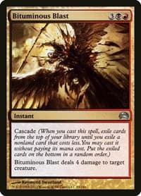 Bituminous Blast - Planechase 2012 - Magic: The Gathering card
