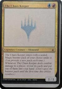 The Chaos Keeper - Un-Known Event Playtest Cards - Magic: The Gathering card