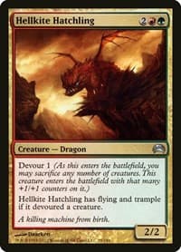 Hellkite Hatchling - Planechase 2012 - Magic: The Gathering card