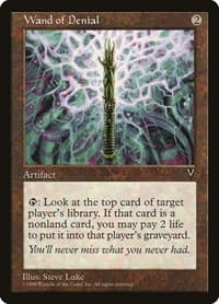 Wand of Denial - Visions - Magic: The Gathering card