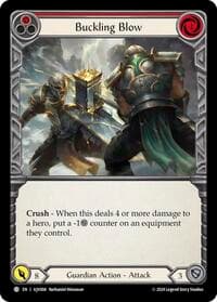 Buckling Blow (Red) - Armory Deck: Jarl Vetreidi - Flesh and Blood TCG card