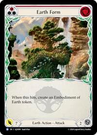 Earth Form (Red) - Armory Deck: Jarl Vetreidi - Flesh and Blood TCG card