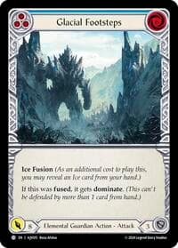 Glacial Footsteps (Blue) - Armory Deck: Jarl Vetreidi - Flesh and Blood TCG card