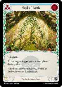 Sigil of Earth - Armory Deck: Jarl Vetreidi - Flesh and Blood TCG card