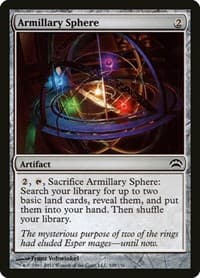 Armillary Sphere - Planechase 2012 - Magic: The Gathering card