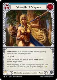 Strength of Sequoia (Blue) - Armory Deck: Jarl Vetreidi - Flesh and Blood TCG card