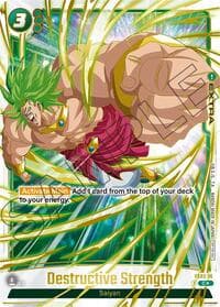 Destructive Strength (Championship Pack 03 Finalist) - Tournament and Championship Promos - Dragon Ball Super: Fusion World card