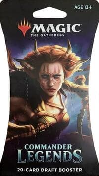 Commander Legends - Sleeved Draft Booster Pack - Commander Legends - Magic: The Gathering card