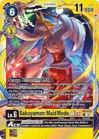 Sakuyamon: Maid Mode ACE - Special Limited Set - Digimon Card Game card