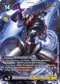 ShineGreymon: Ruin Mode (Alternate Art) - Special Limited Set - Digimon Card Game card