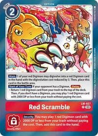 Red Scramble - Special Limited Set - Digimon Card Game card