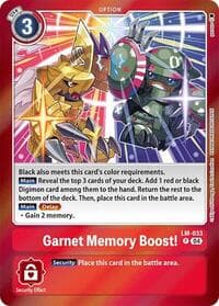 Garnet Memory Boost! - Special Limited Set - Digimon Card Game card