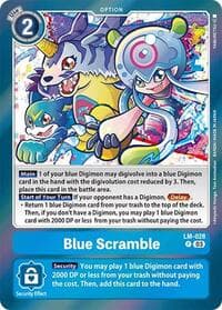 Blue Scramble - Special Limited Set - Digimon Card Game card