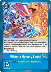 Wisteria Memory Boost! - Special Limited Set - Digimon Card Game card