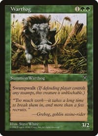 Warthog - Visions - Magic: The Gathering card