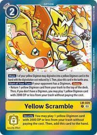 Yellow Scramble - Special Limited Set - Digimon Card Game card