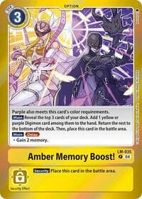 Amber Memory Boost! - Special Limited Set - Digimon Card Game card