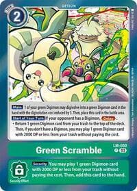 Green Scramble - Special Limited Set - Digimon Card Game card