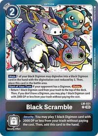 Black Scramble - Special Limited Set - Digimon Card Game card