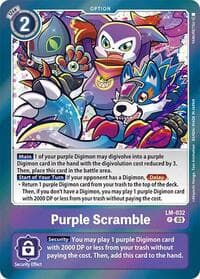 Purple Scramble - Special Limited Set - Digimon Card Game card