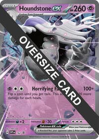 Houndstone ex - 162 - Jumbo Cards - Pokemon card