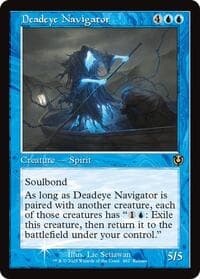 Deadeye Navigator (Retro Frame) - Launch Party & Release Event Promos - Magic: The Gathering card
