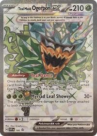 Teal Mask Ogerpon ex - 166 - SV: Scarlet & Violet Promo Cards - Pokemon card