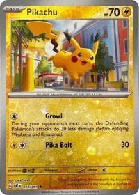 Pikachu - 018/091 (Reverse Cosmos Holo) - Miscellaneous Cards & Products - Pokemon card