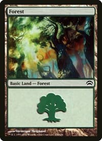 Forest (154) - Planechase 2012 - Magic: The Gathering card