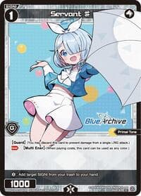 Servant # - Blue Archive DIVA - WIXOSS card